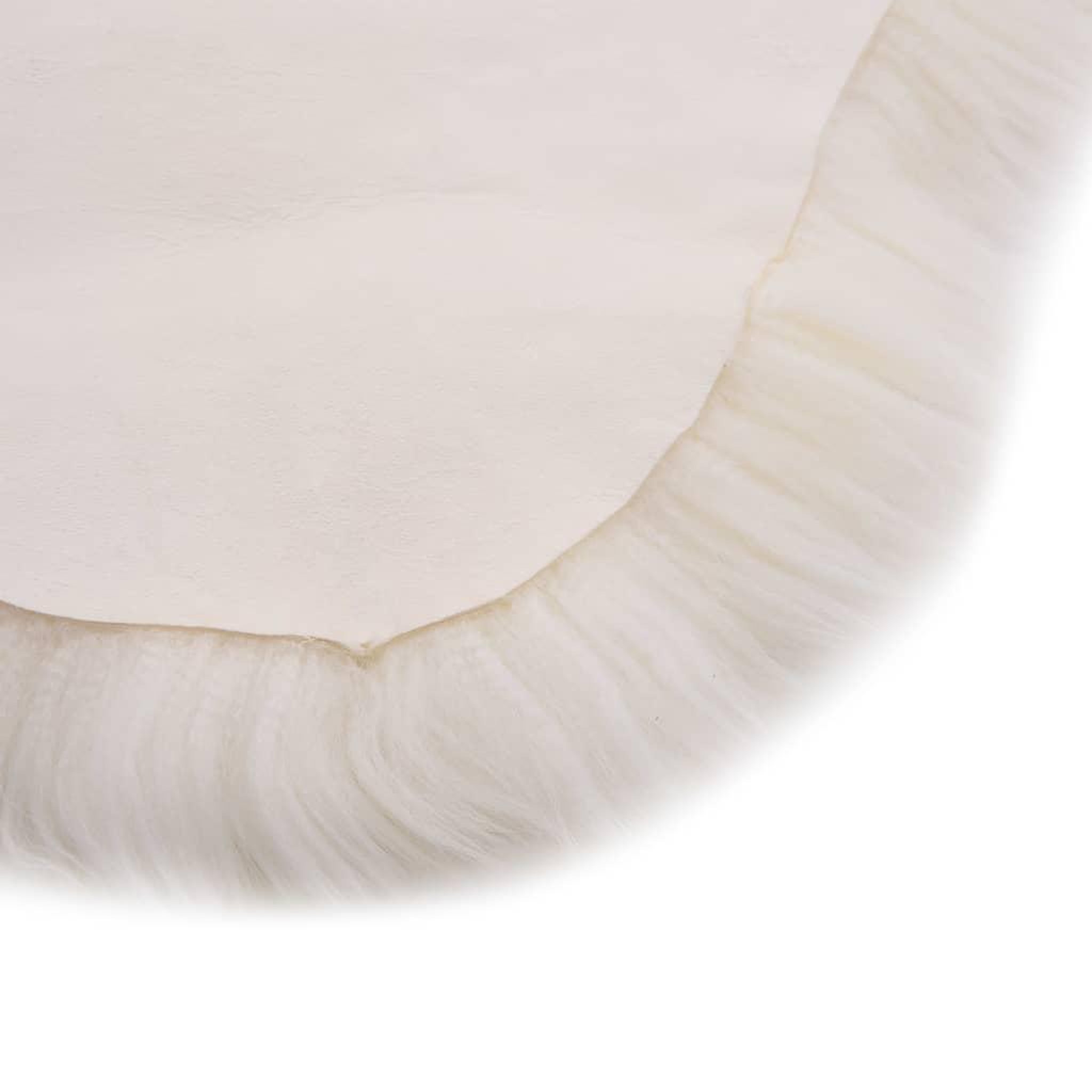 Voir la diapositive 3 : VIDAXL Tapis en peau de mouton 60 x 180 cm Blanc