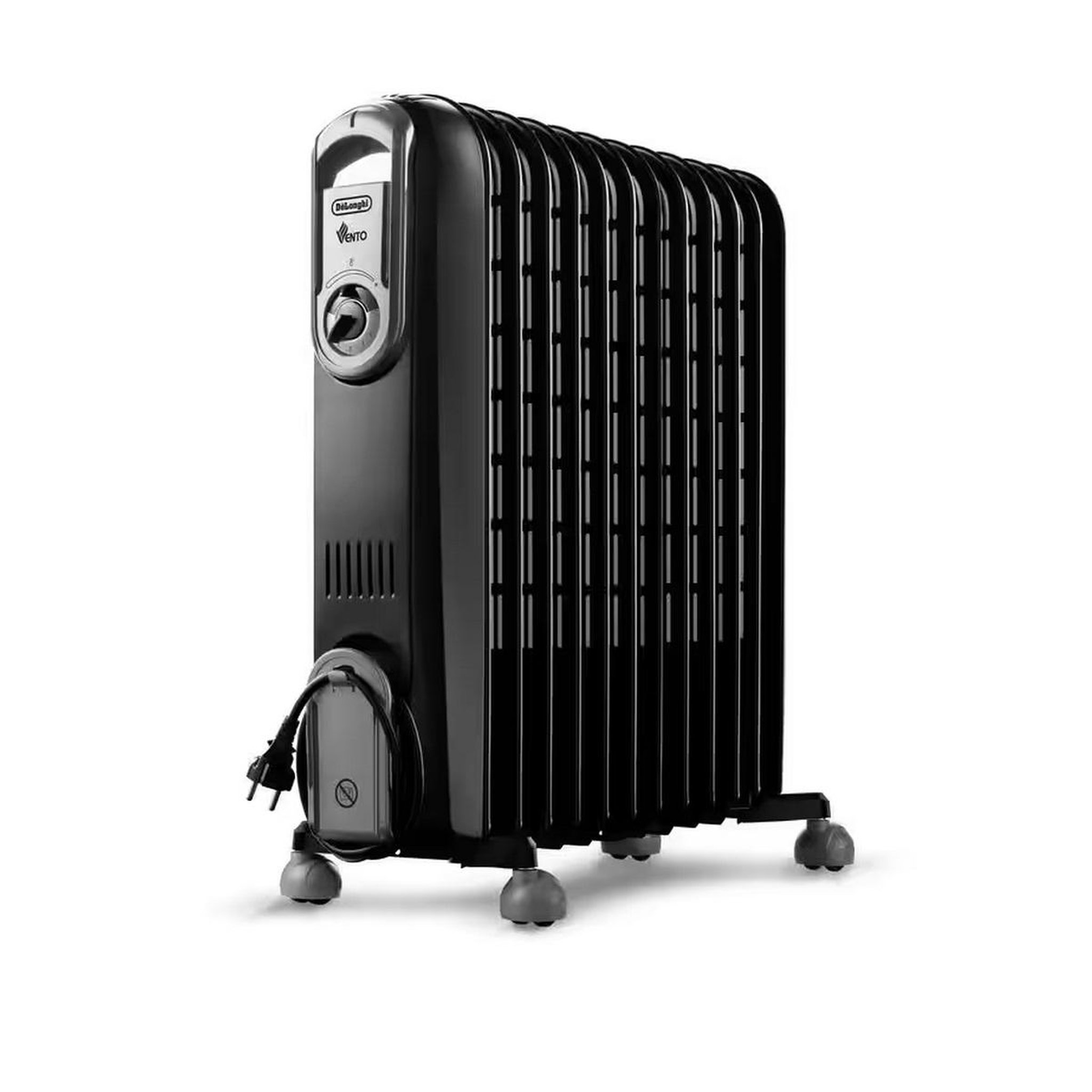 Voir la diapositive 2 : DELONGHI Radiateur bain d'huile 2500w noir - v551225.bg