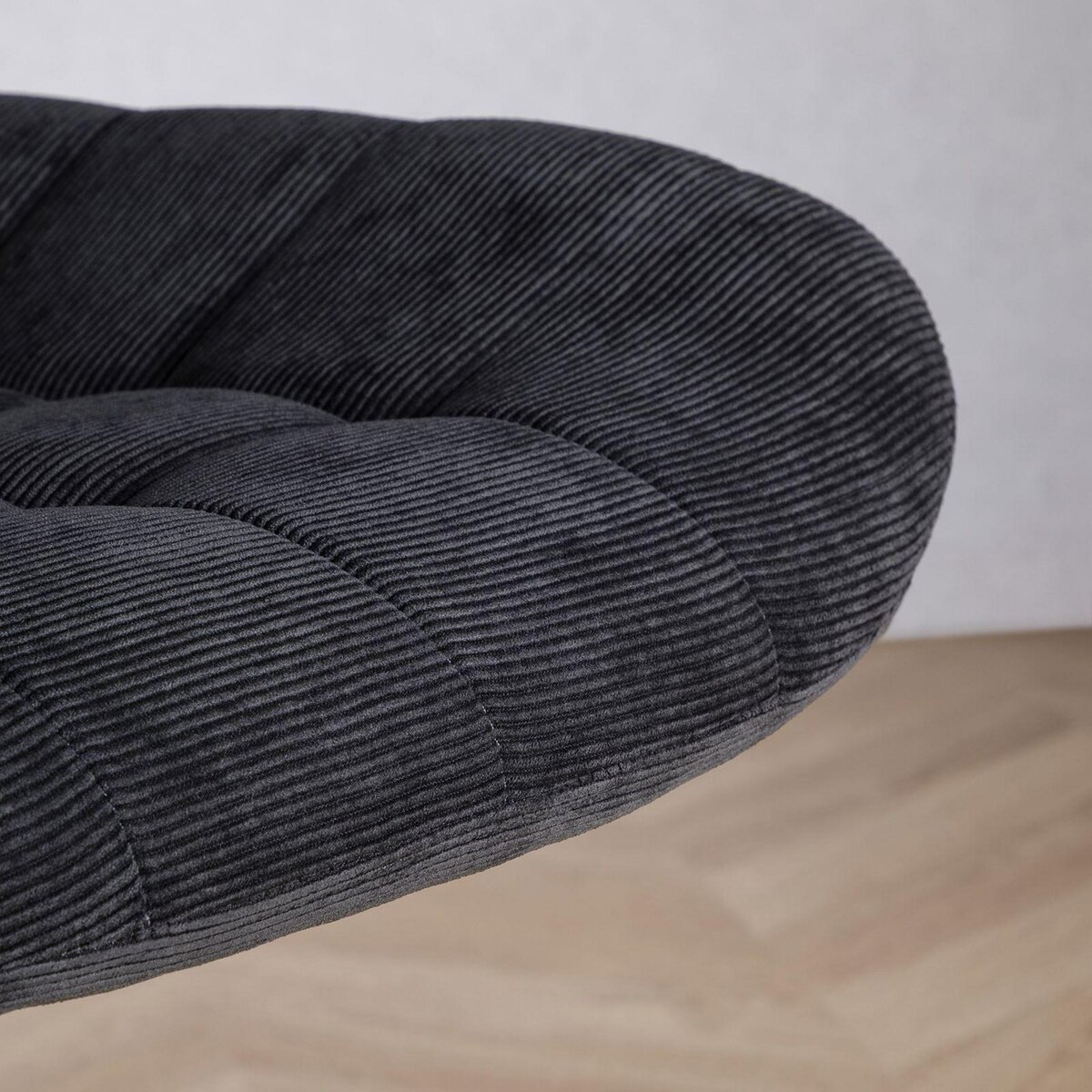 IDIMEX Chaise de bureau VASILO en velours côtelé