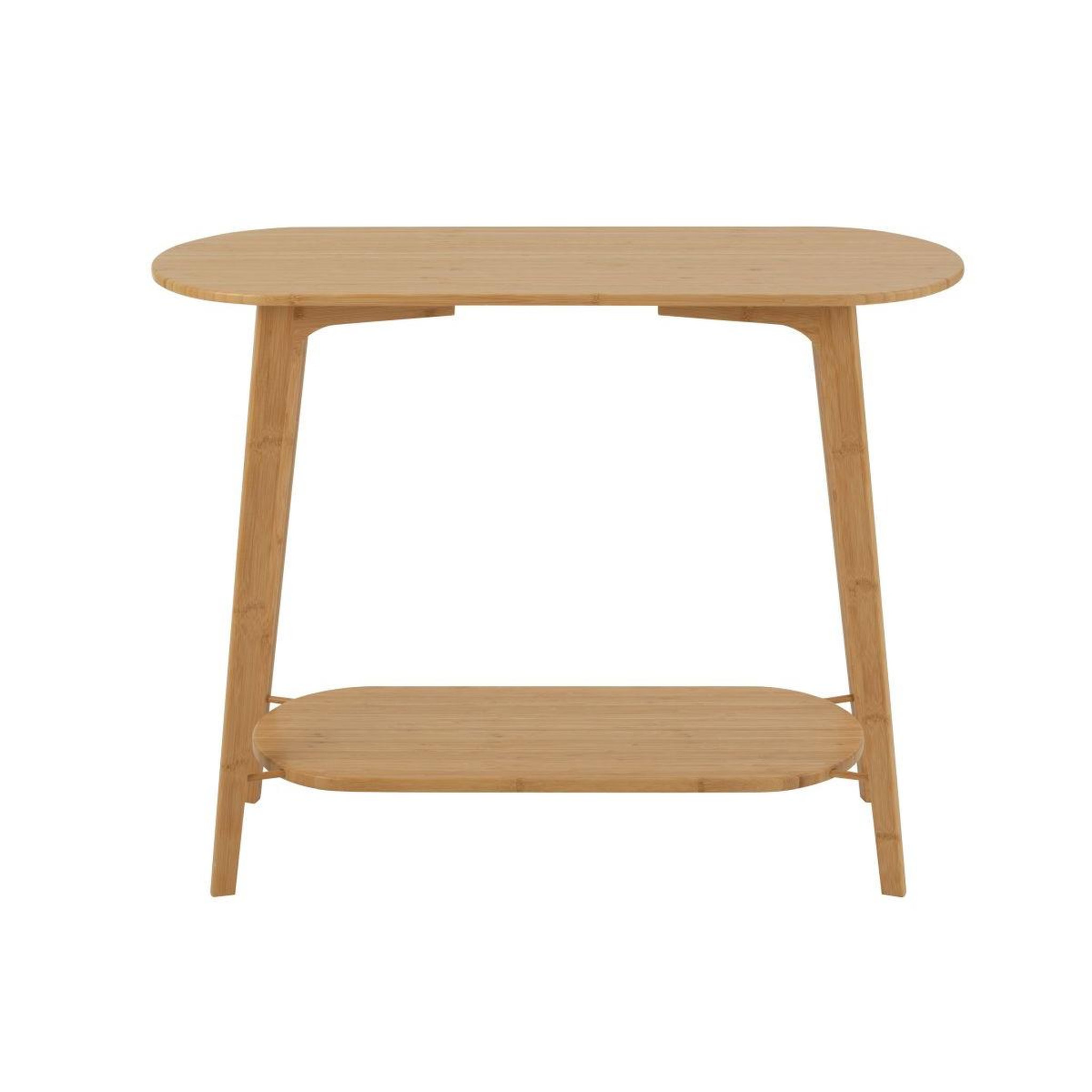 Voir la diapositive 3 : J-LINE Console en bambou  johnnie  100cm naturel