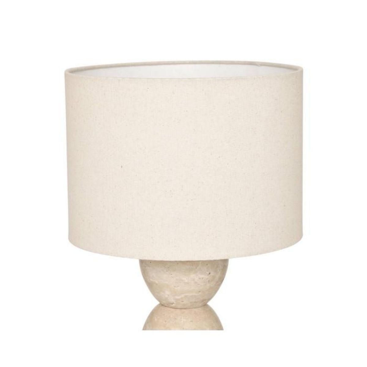 ATMOSPHERA Lampe à Poser en Travertin  Erin  47cm Beige