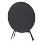 Voir la diapositive 5 : HESPERIDE Table de jardin pliante ronde 4 places GREENSBORO - Gris graphite