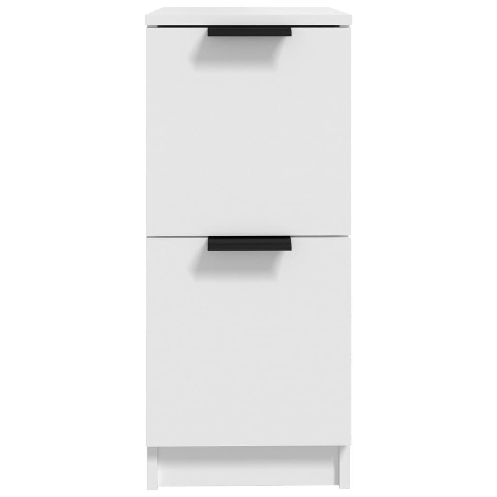 Voir la diapositive 5 : VIDAXL Buffets 2 pcs blanc 30x30x70 cm bois d'ingenierie
