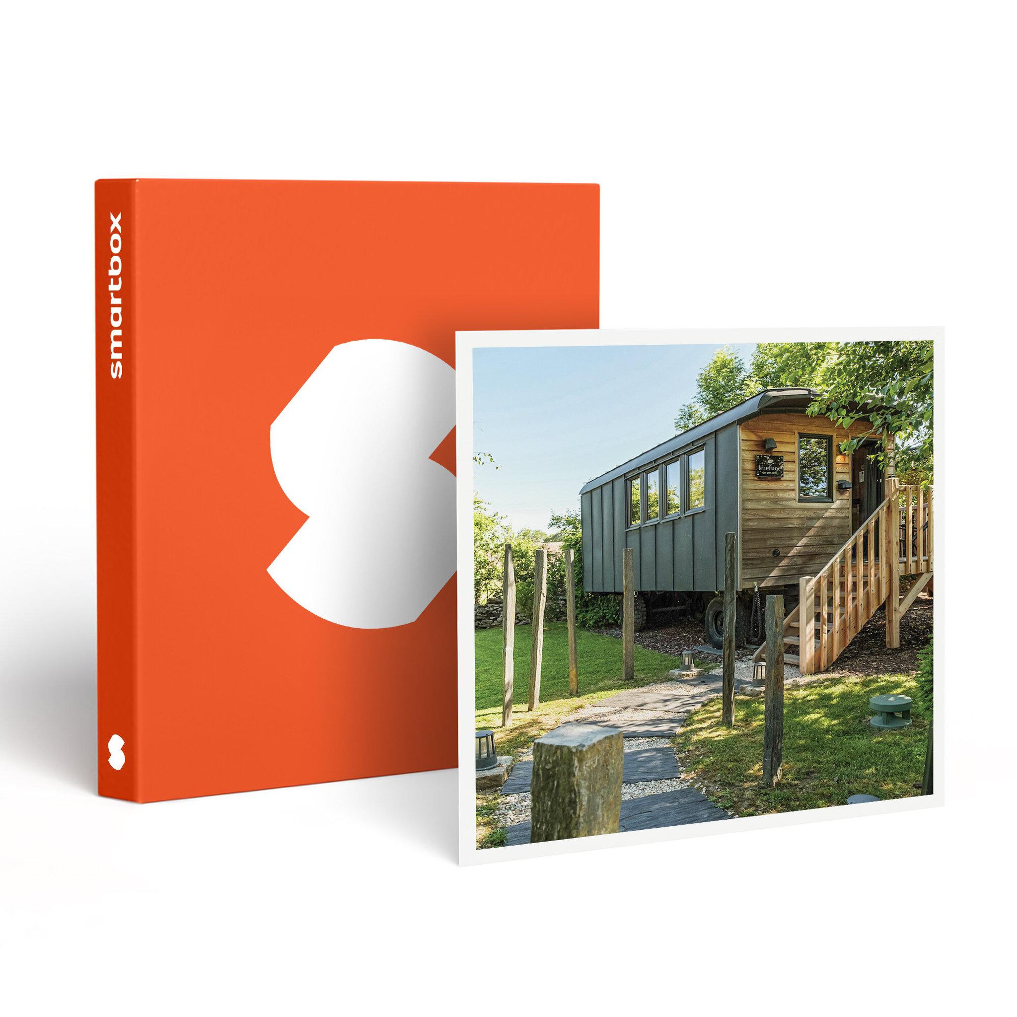 Smartbox 2 jours en roulotte ou cabanon premium avec détente en bourgogne - coffret cadeau séjour