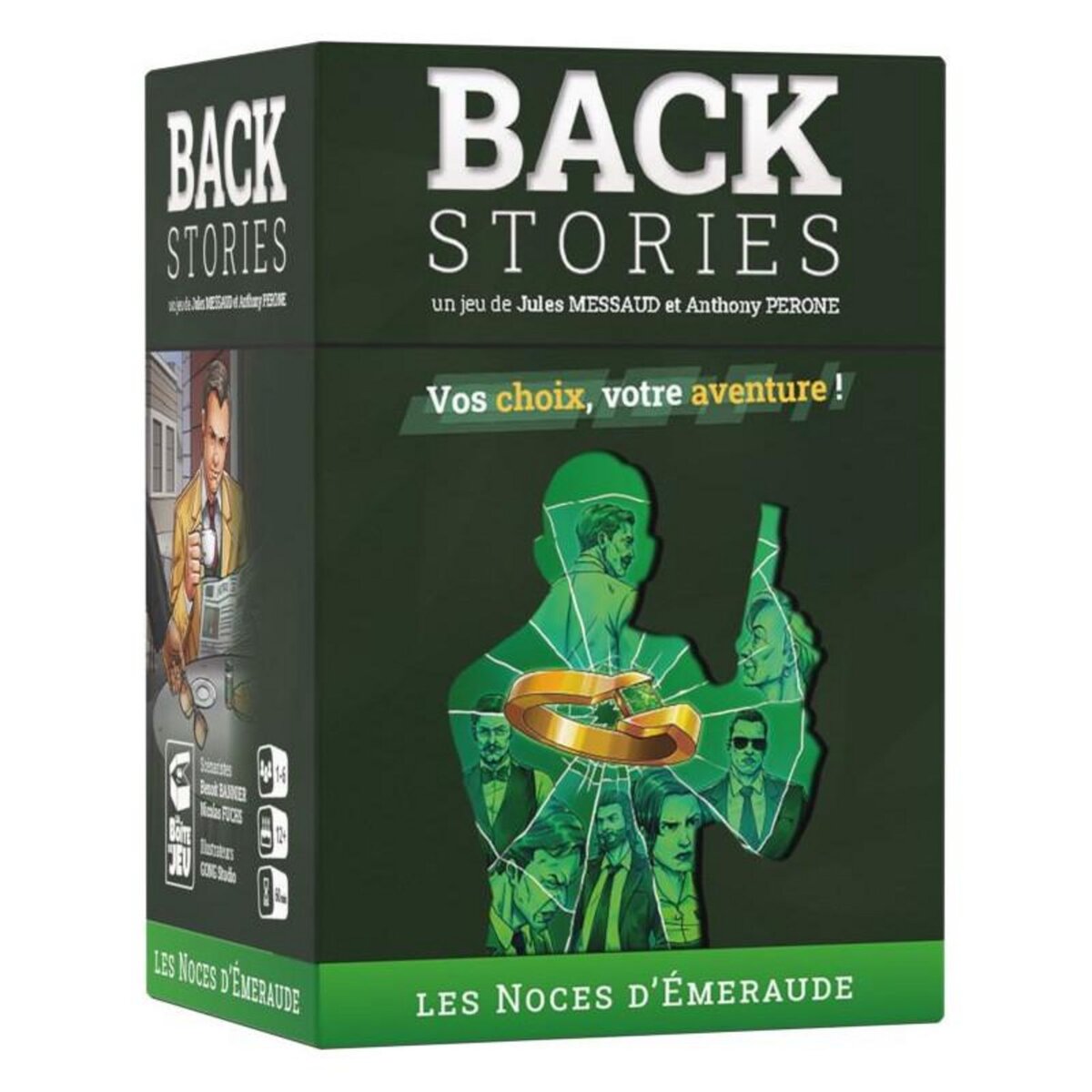 La boite de jeu Jeu d enquête La boîte de jeu Les noces d émeraude