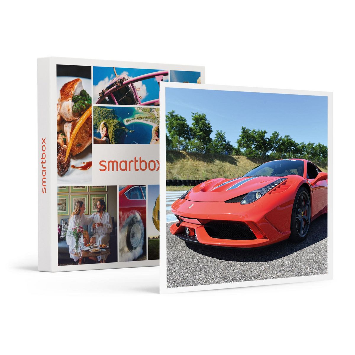 Smartbox Stage de pilotage : 4 tours sur le circuit de l'Anneau du Rhin en Ferrari et Lamborghini ou Porsche - Coffret Cadeau Sport & Aventure