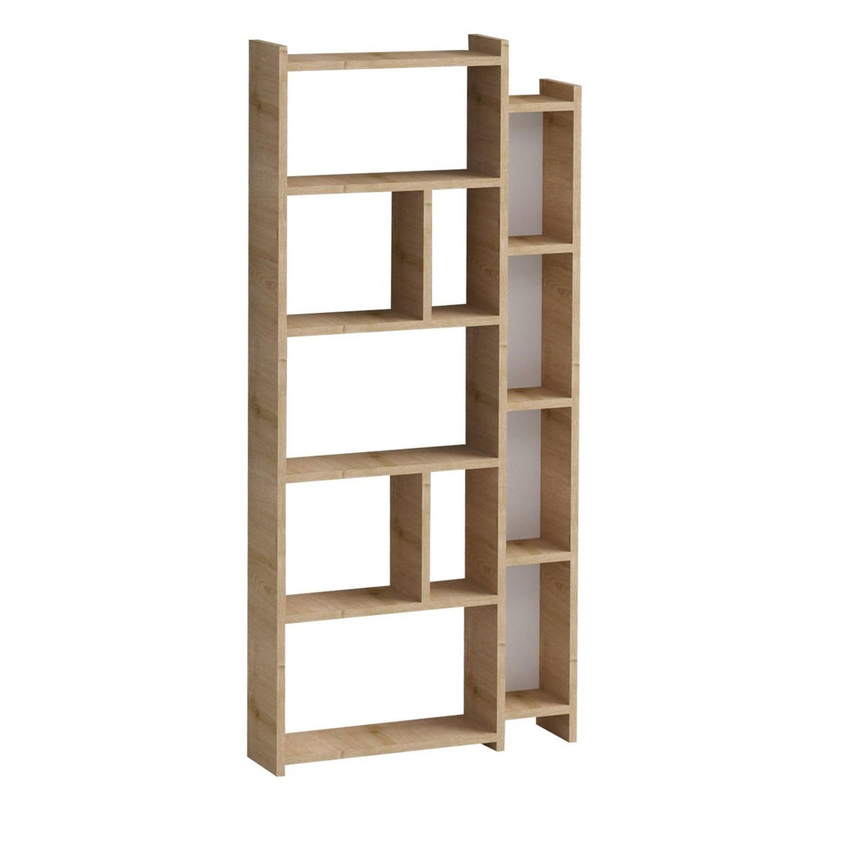 Habitat et Jardin Bibliothèque en bois  Momo  - 65 x 15 x 150 cm - Chêne