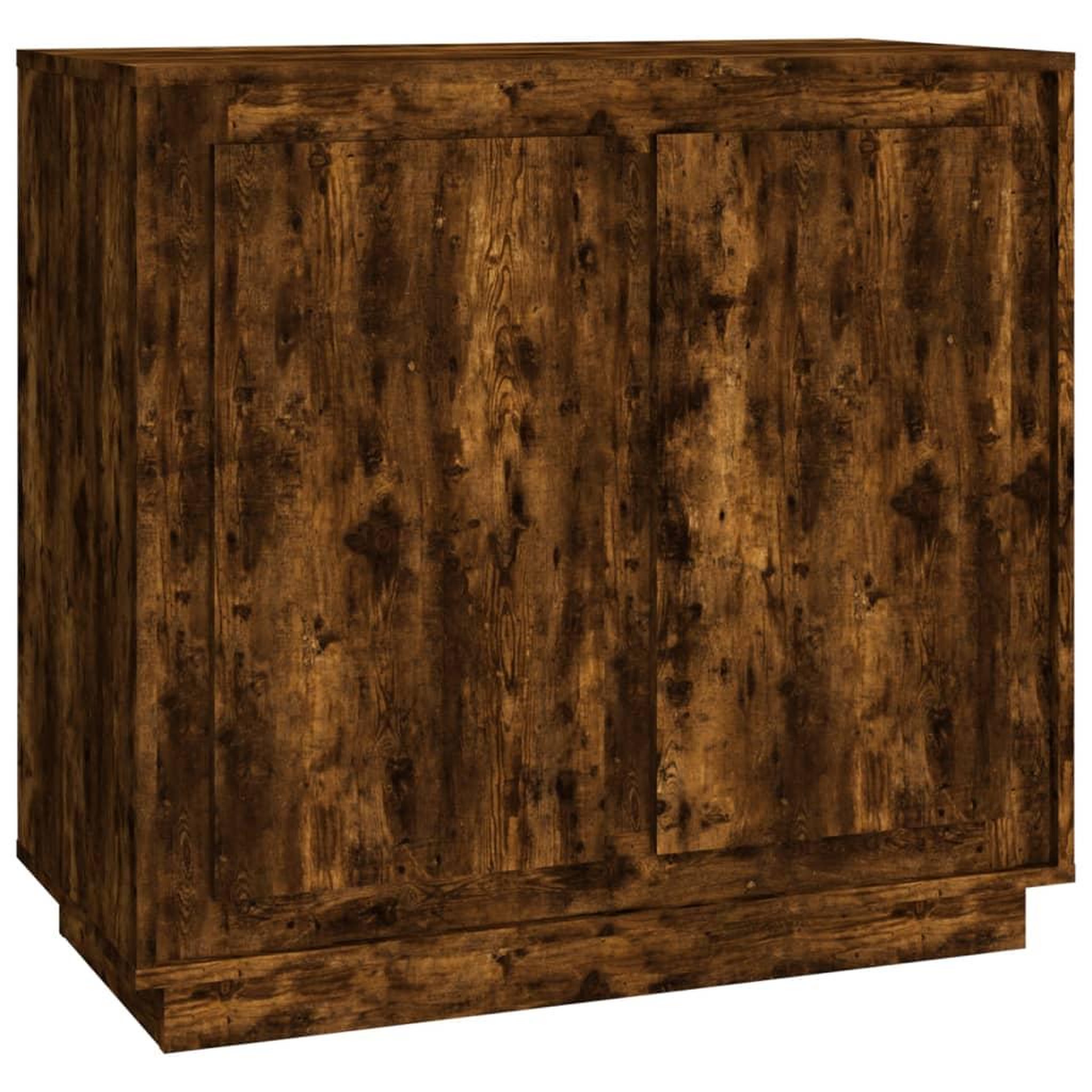 Voir la diapositive 2 : VIDAXL Buffet chene fume 80x34x75 cm bois d'ingenierie