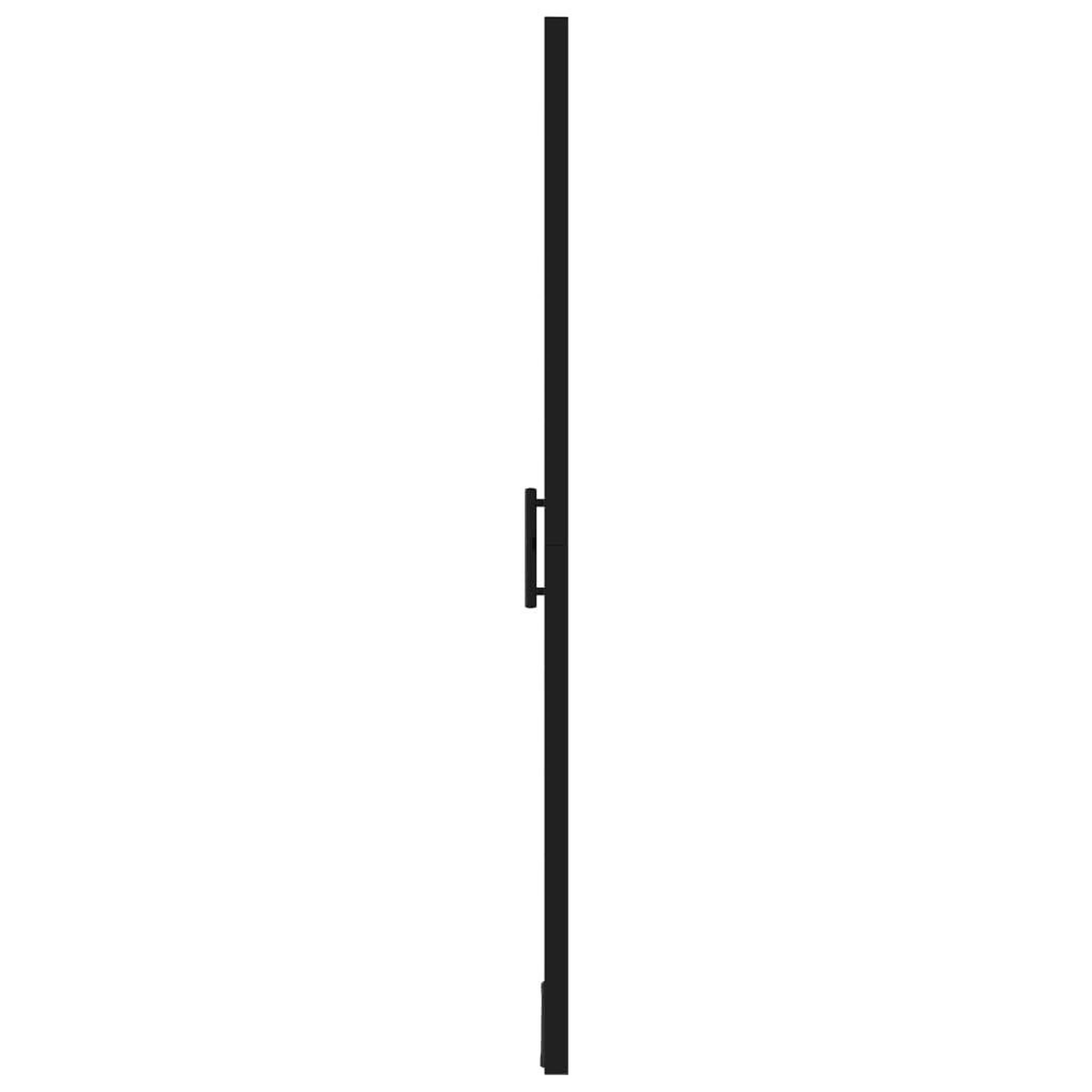 Voir la diapositive 4 : VIDAXL Porte de douche verre trempe 100x178 cm noir