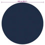 Voir la diapositive 5 : VIDAXL Film solaire de piscine flottant PE 250 cm Noir et bleu