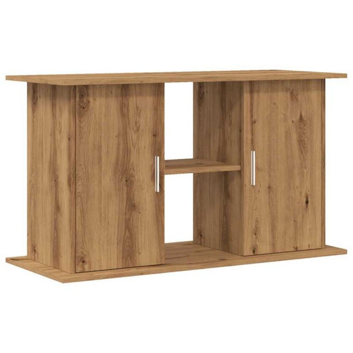 VIDAXL Support d aquarium chêne artisanal 101x41x58 cm bois ingénierie