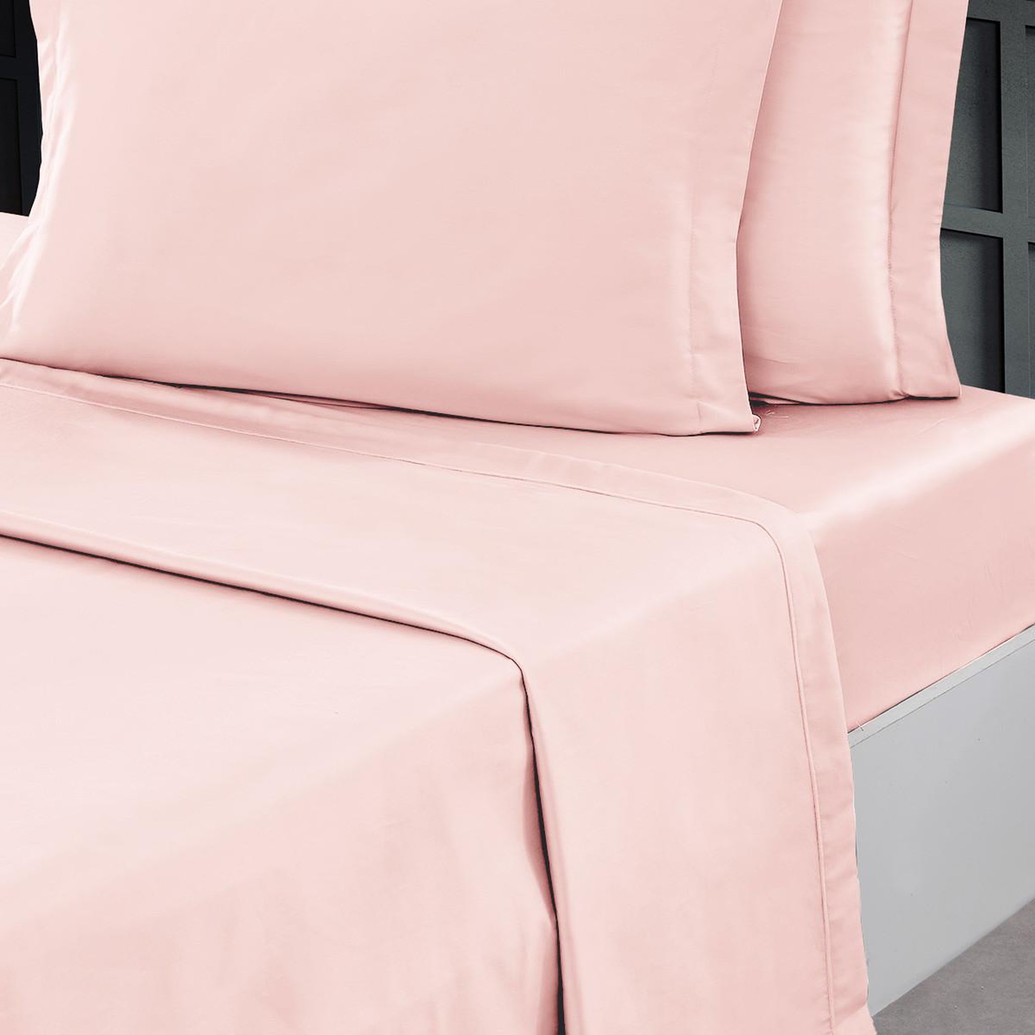 Voir la diapositive 1 : Sensei Maison Drap plat en percale de coton SOFT PERCALE