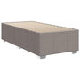 Voir la diapositive 3 : VIDAXL Cadre de lit sans matelas taupe 100x200 cm tissu