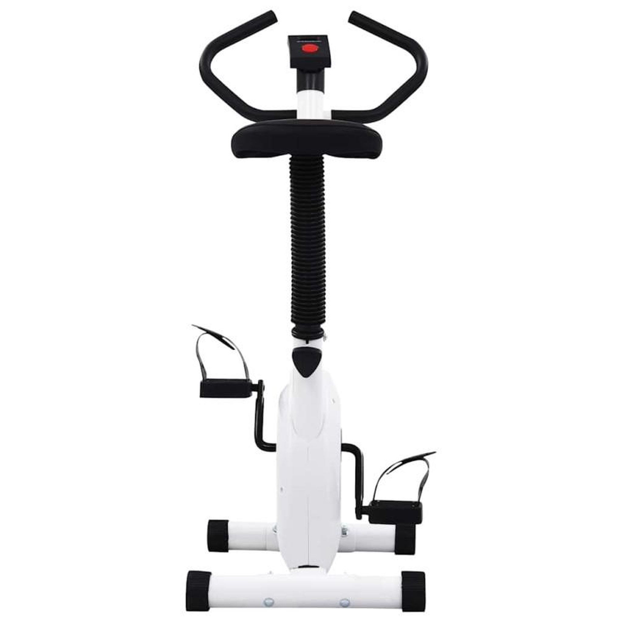 Voir la diapositive 5 : VIDAXL Vélo d appartement avec résistance à courroie blanc