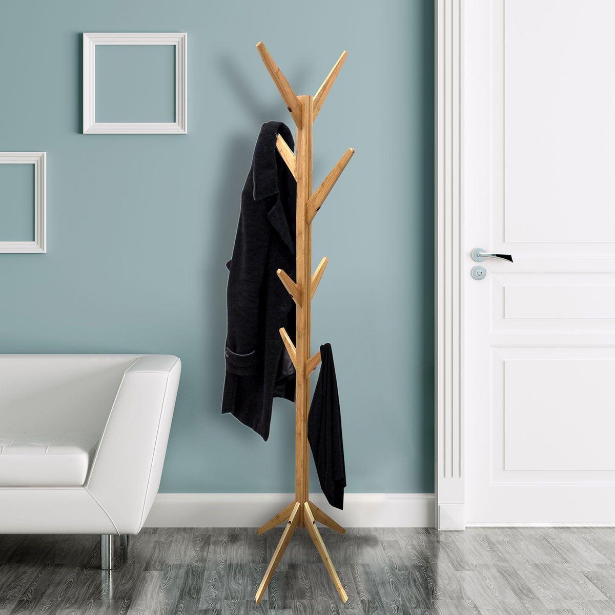 The Home Deco Factory Porte-manteau design bois Abby