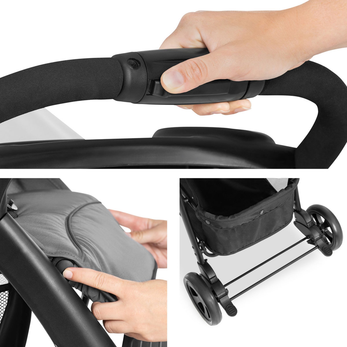 HAUCK Poussette Shopper Neo II - Gris