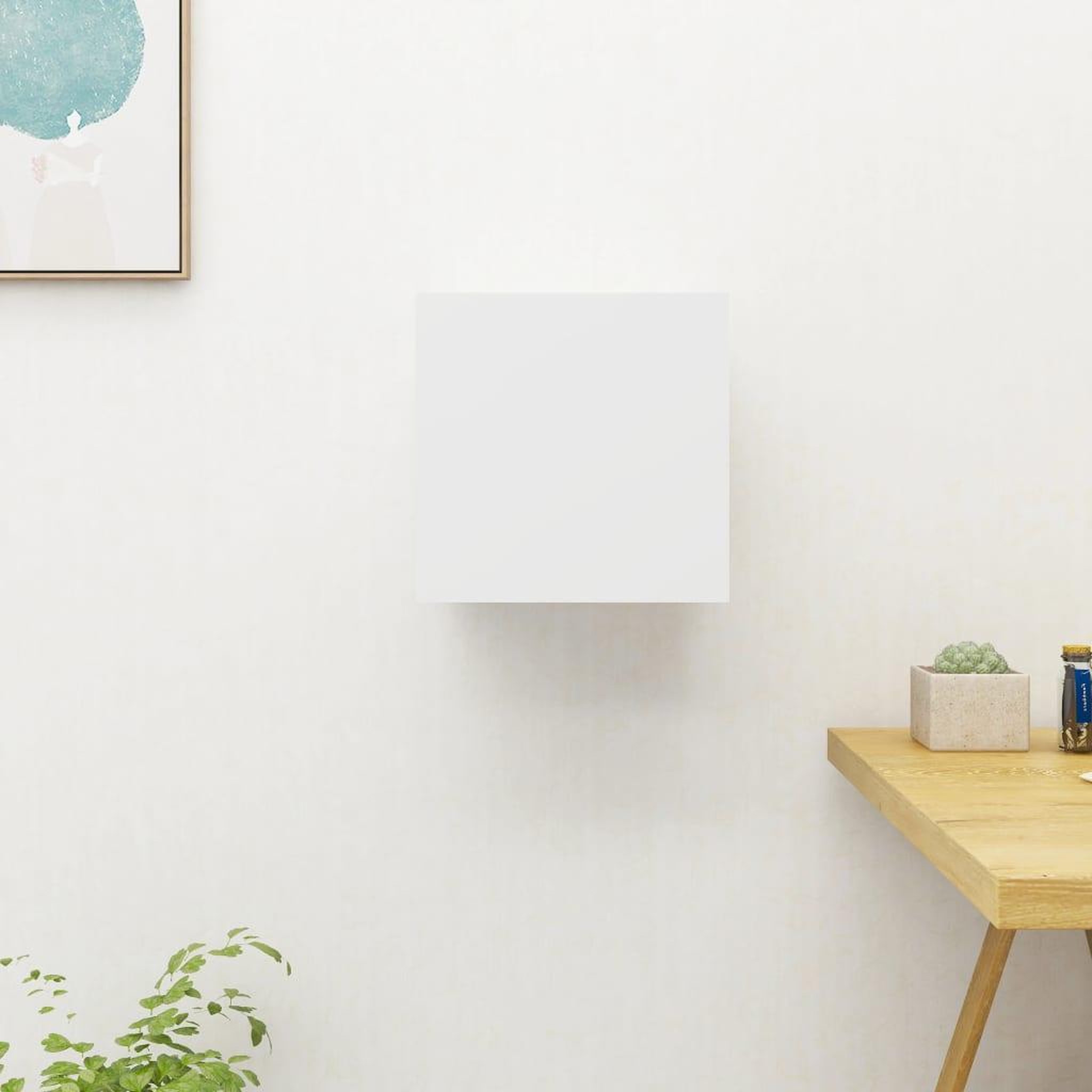 Voir la diapositive 3 : VIDAXL Meuble TV mural Blanc 30,5x30x30 cm
