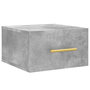 Voir la diapositive 5 : VIDAXL Tables de chevet murales 2 pcs gris beton 35x35x20 cm