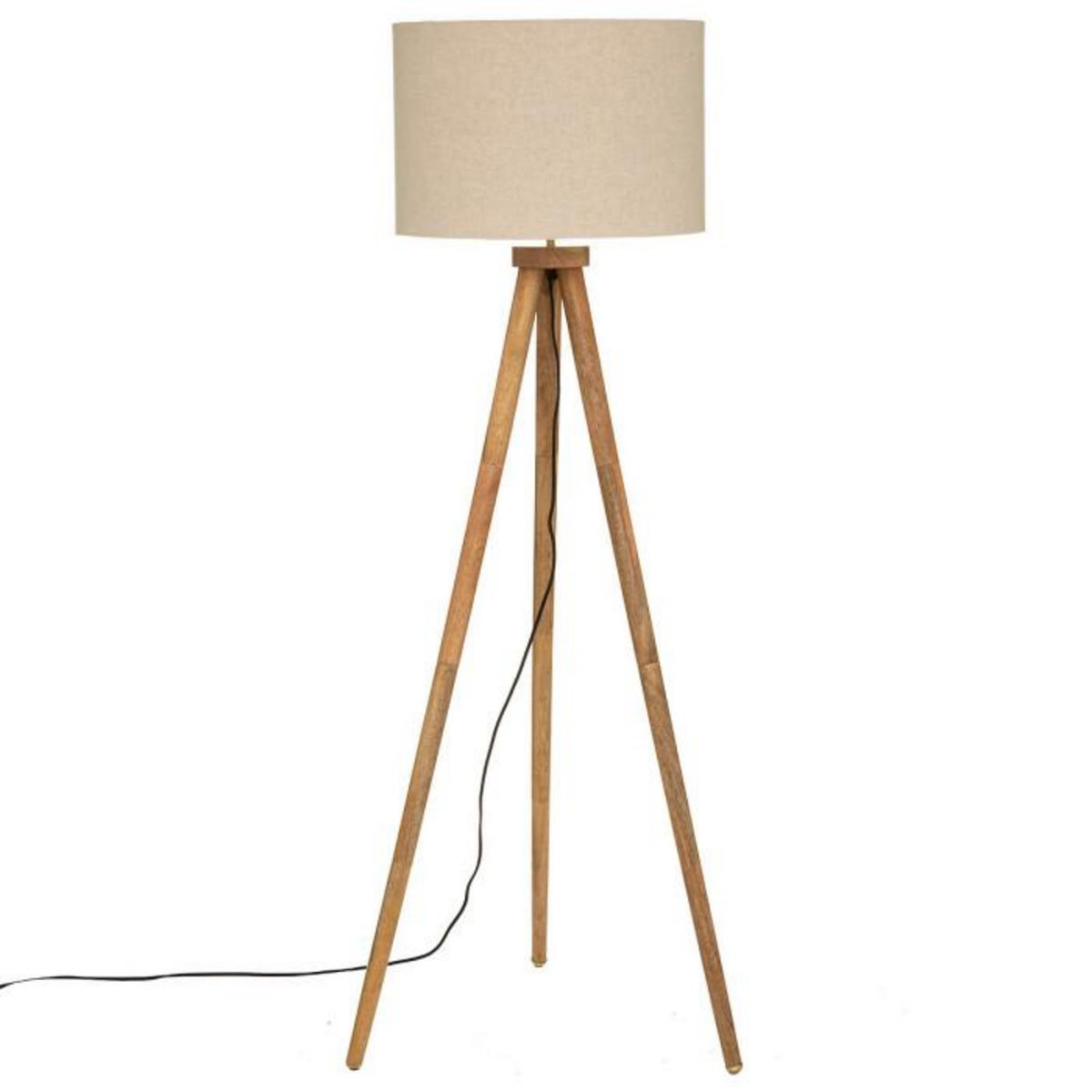 ATMOSPHERA Lampadaire Trépied  Olga  150cm Beige Lin