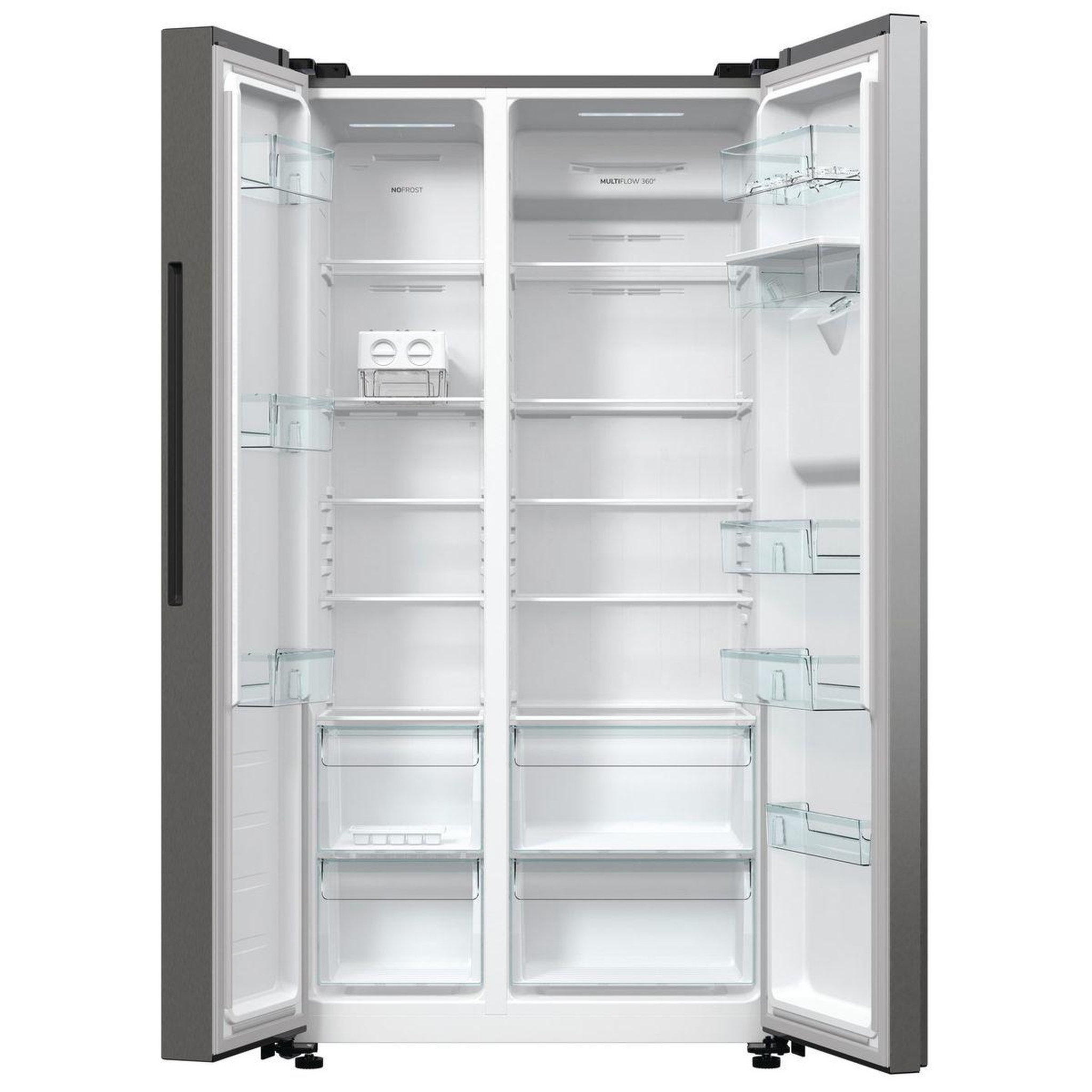 Voir la diapositive 2 : GORENJE Réfrigérateur Américain NRR9185EAXLWD