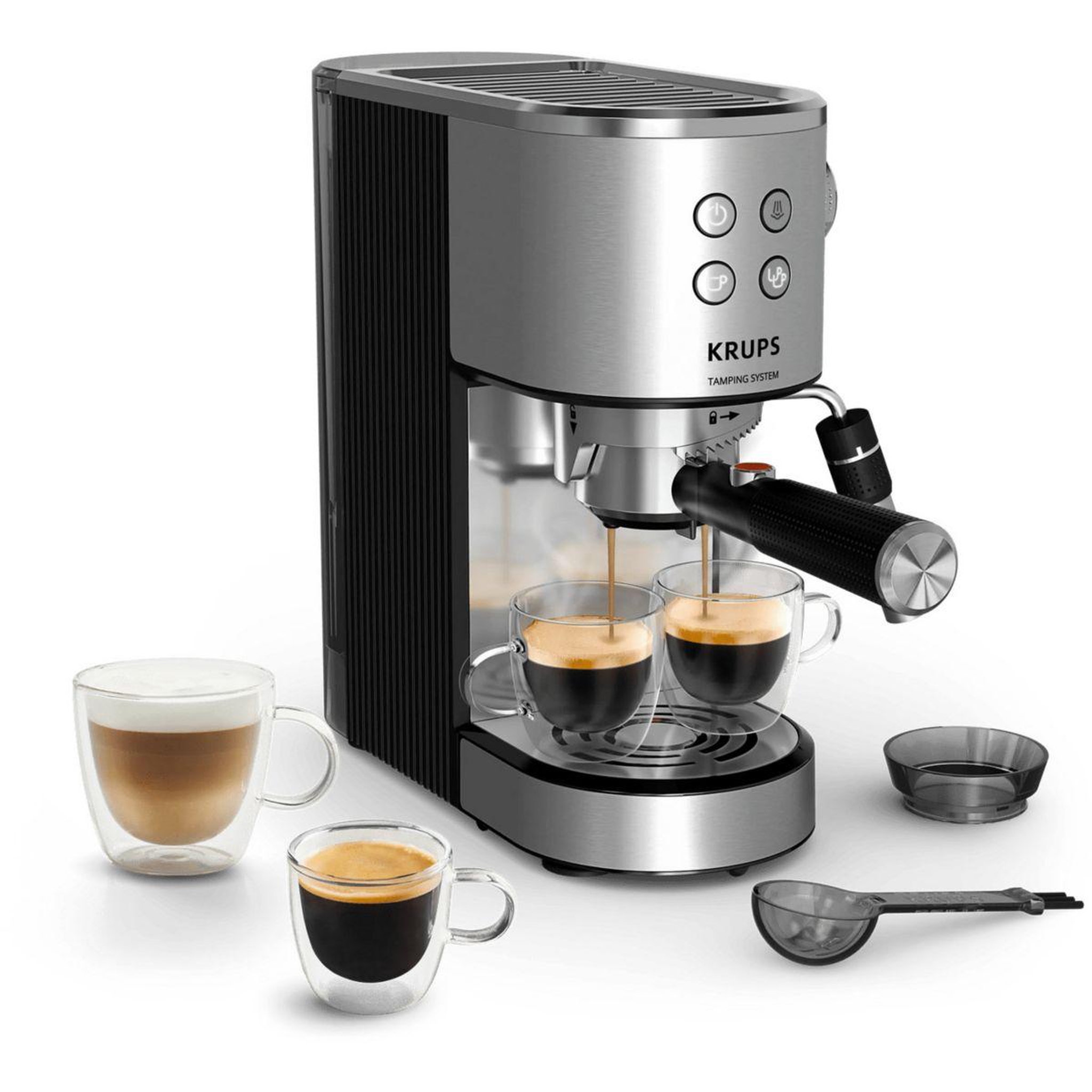 Voir la diapositive 2 : KRUPS Machine à expresso virtuoso+ xp499ee0