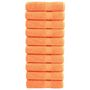 Voir la diapositive 1 : VIDAXL Serviettes de douche de qualité supérieure SOLUND 10 pcs orange