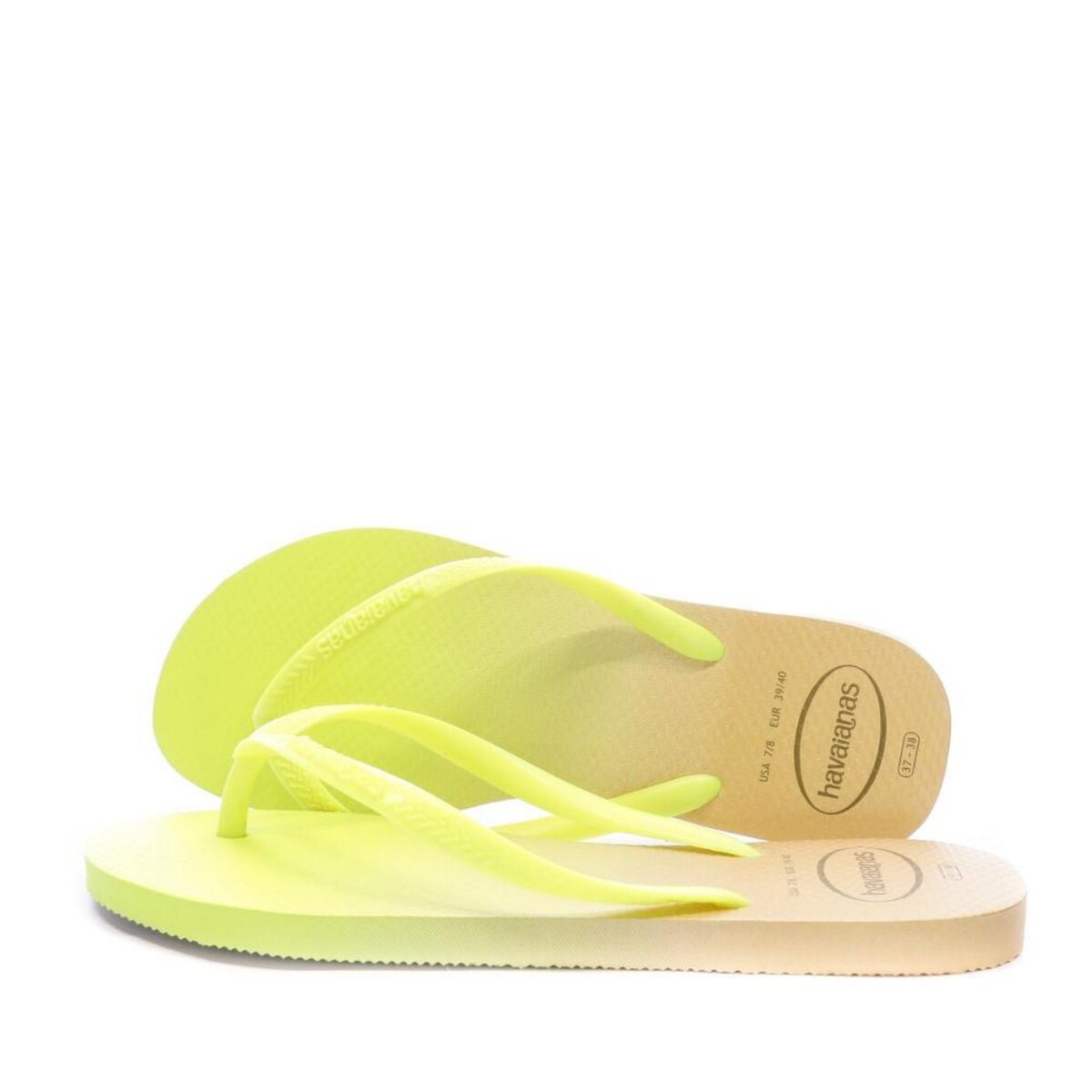 HAVAIANAS Tongs Jaune Dor Femme Havaianas Slim Lux Sw Gradient