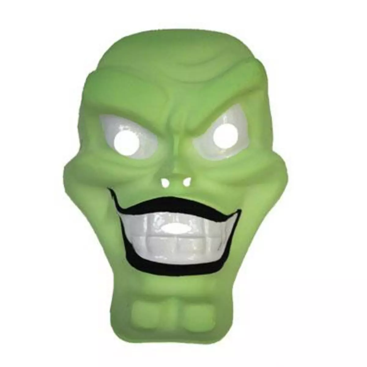 FUNNY FASHION Masque Monstre Vert Enfant - Halloween