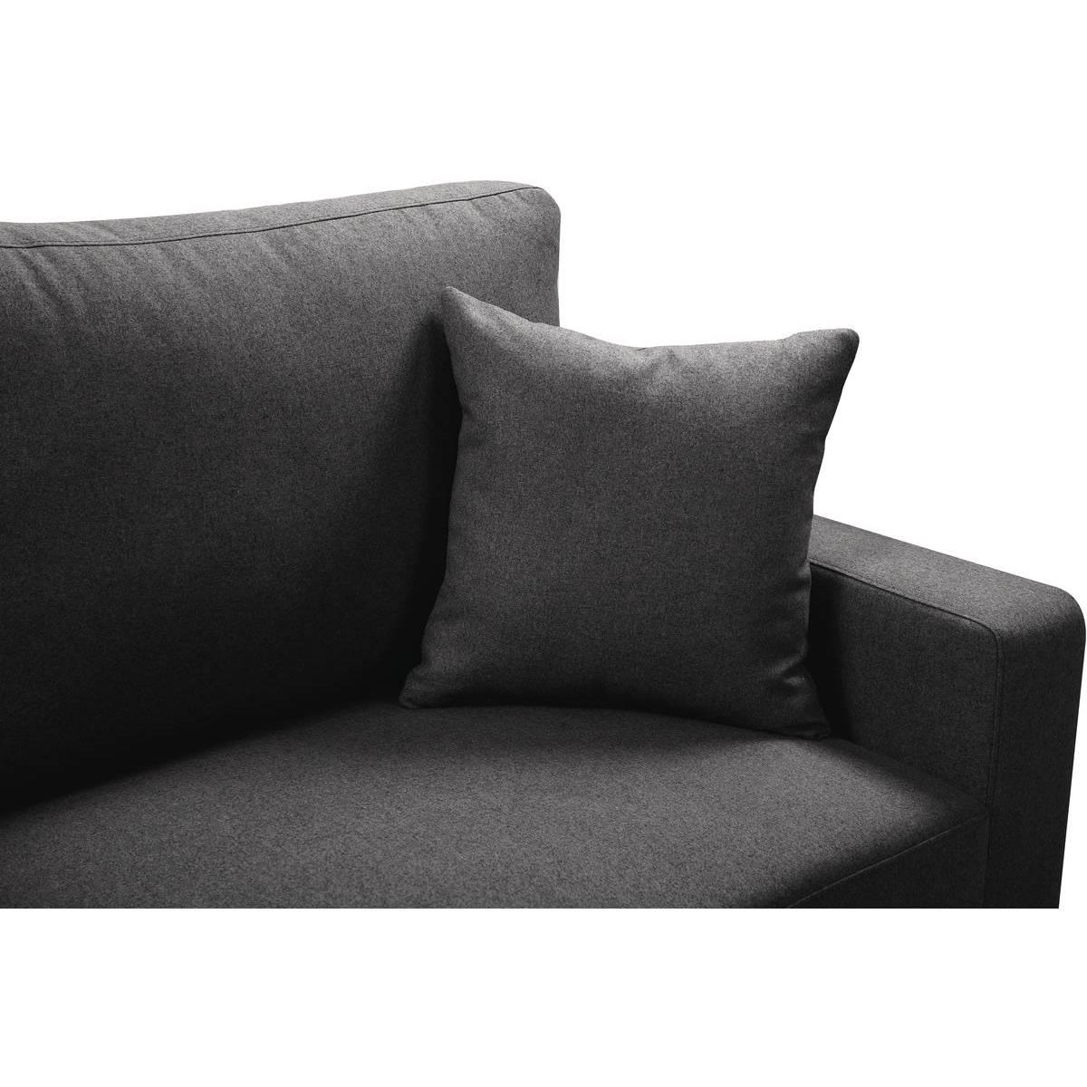 Habitat et Jardin Canapé droit fixe  Alise  - 3 places - Gris