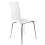 Voir la diapositive 2 : Paris Prix Chaise Design en Bois  Tina  88cm Blanc