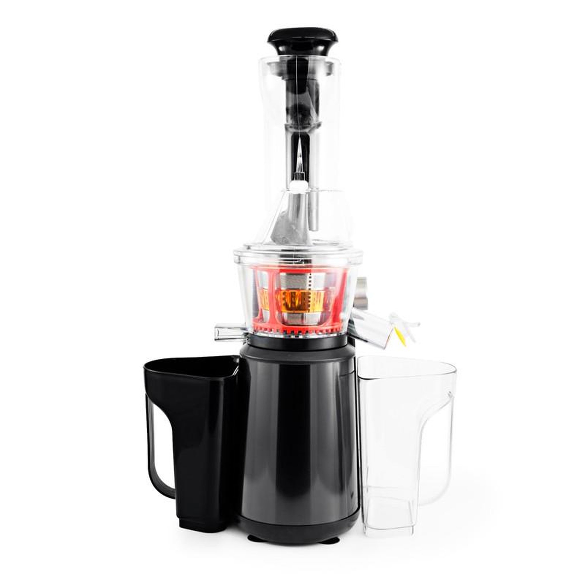 Voir la diapositive 6 : KITCHENCOOK Extracteur de fruits et légumes à pression douce 3 tamis ultimate noir kitchencook