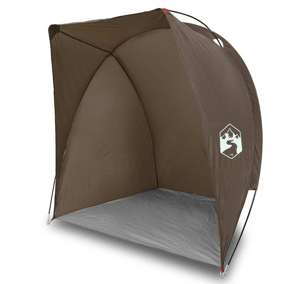 VIDAXL Tente de peche marron impermeable