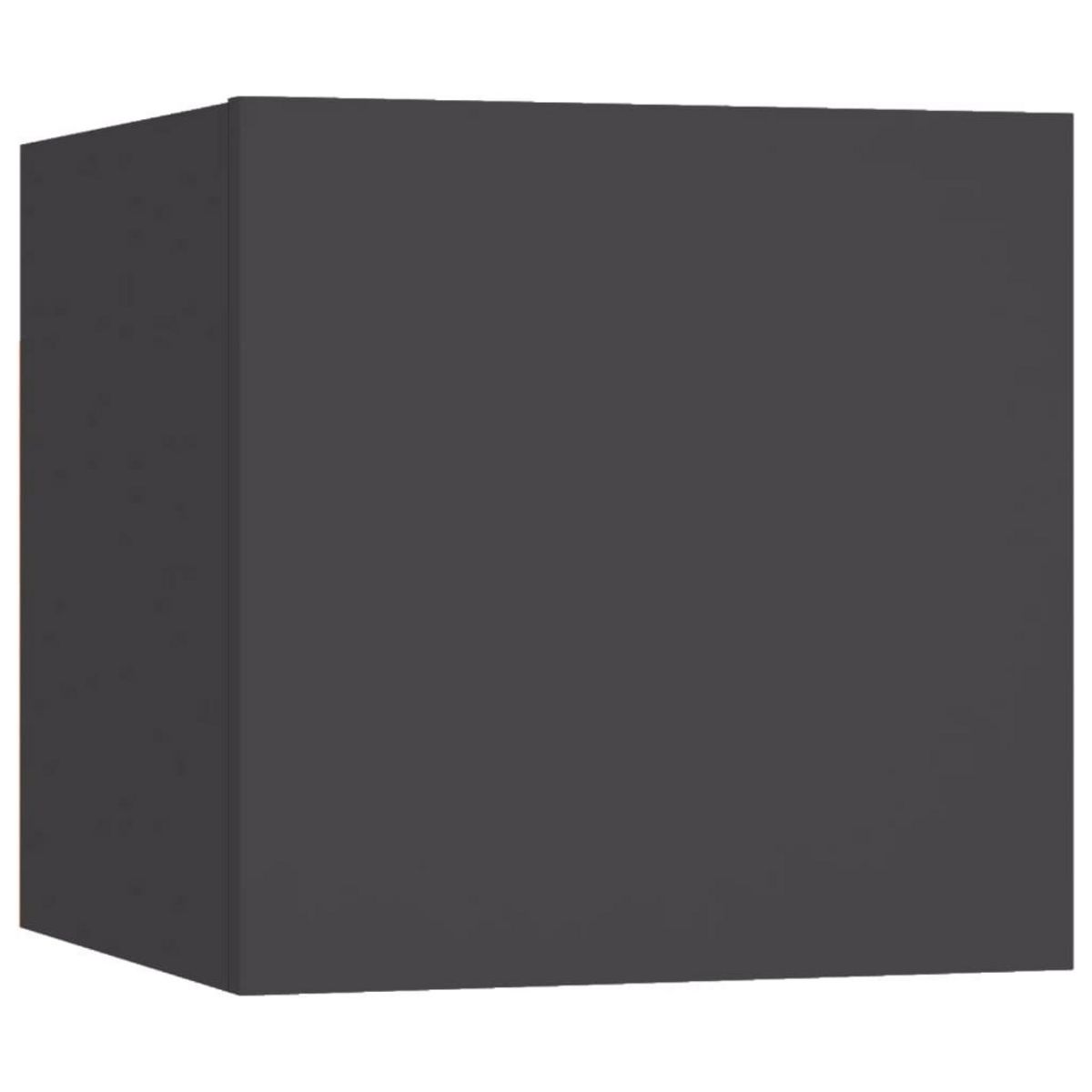 VIDAXL Meubles TV muraux 8 pcs Gris 30,5x30x30 cm