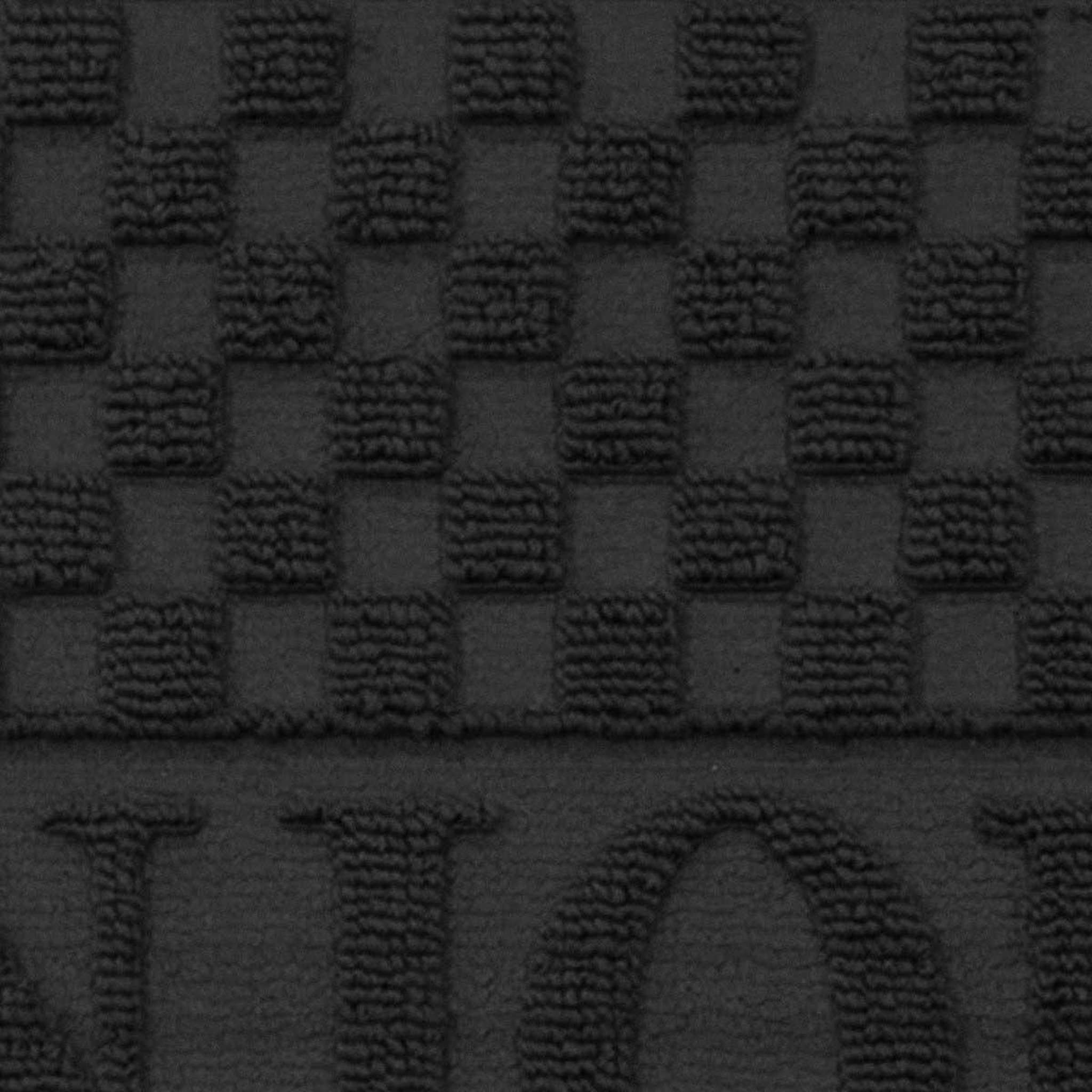 Voir la diapositive 2 : Douceur d'Intérieur Tapis d'entrée demi-lune  bonjour  45x75 cm noir