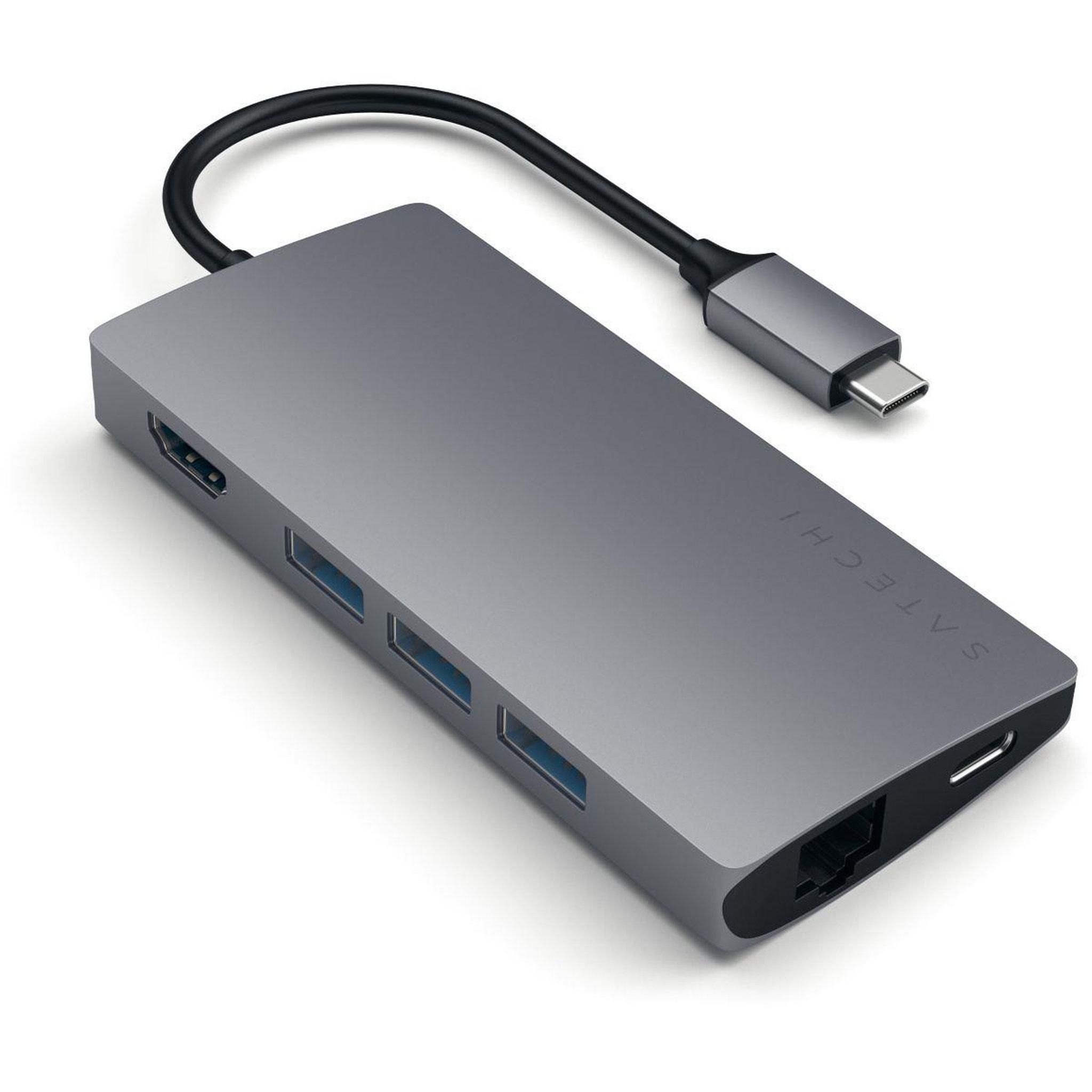 Voir la diapositive 2 : SATECHI Hub USB C USB-C/multiports 8 en 1