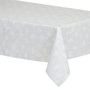 Voir la diapositive 1 : ATMOSPHERA Nappe Enduite Imprimée  Lila  150x250cm Lin & Blanc