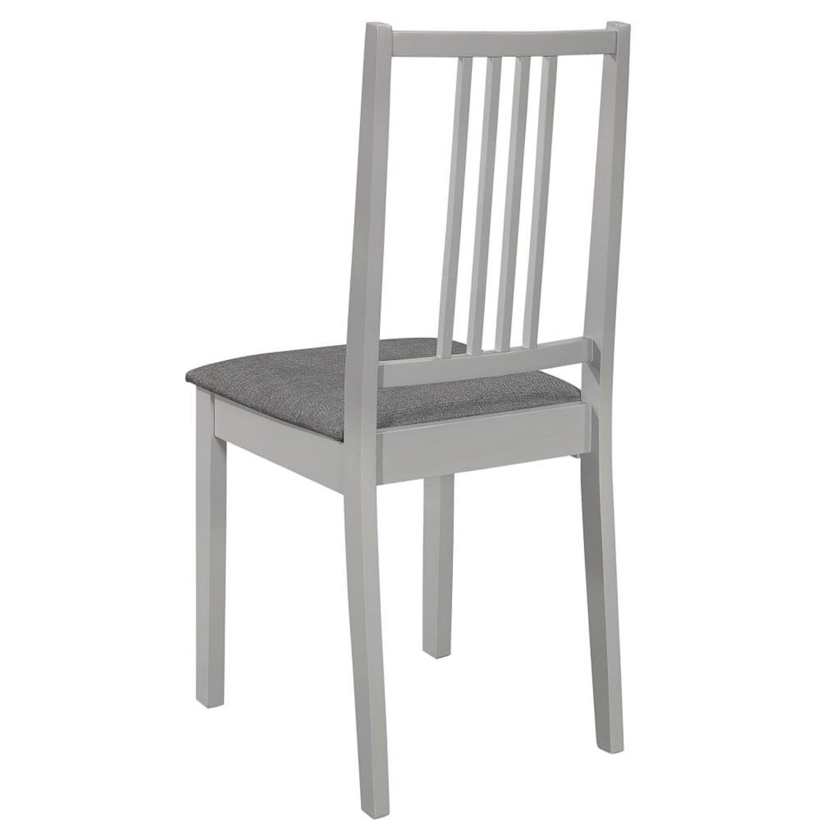 VIDAXL Chaises a manger avec coussins lot de 6 gris bois solide