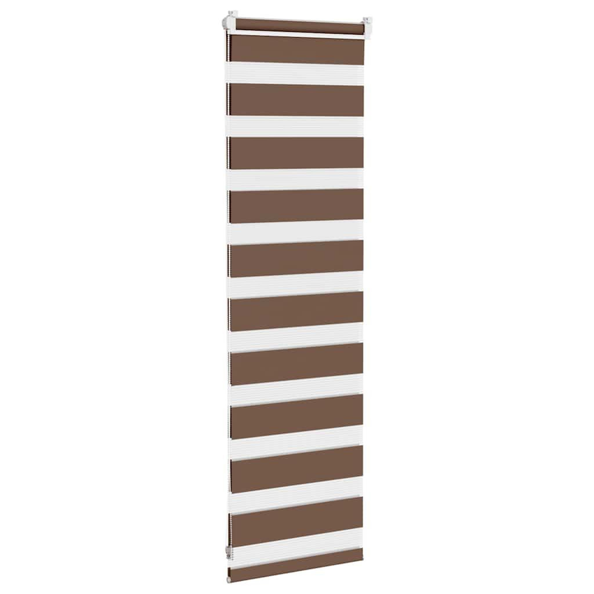 Voir la diapositive 4 : VIDAXL Store zebre marron 50x100 cm largeur du tissu 45,9 cm polyester