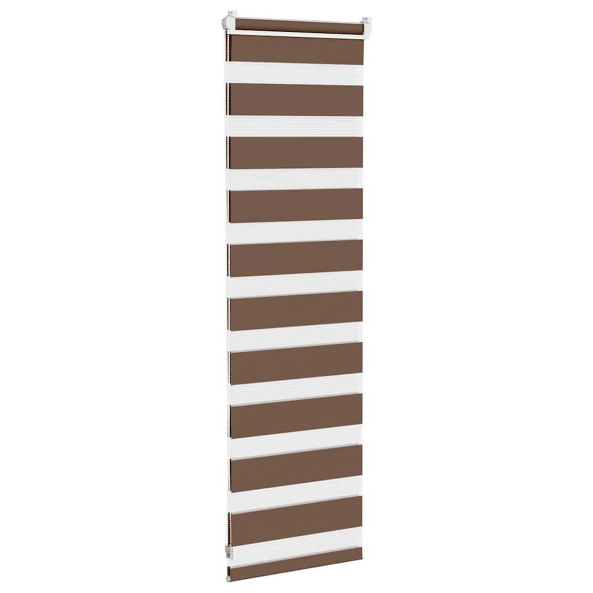VIDAXL Store zebre marron 50x100 cm largeur du tissu 45,9 cm polyester