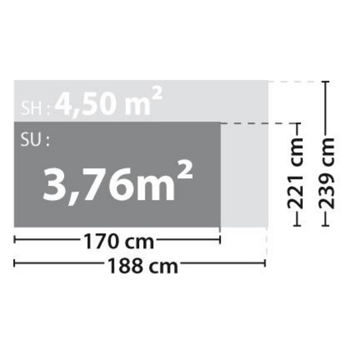 Canopia by PALRAM Abri de jardin polycarbonate - 3,8m² - SKYLIGHT