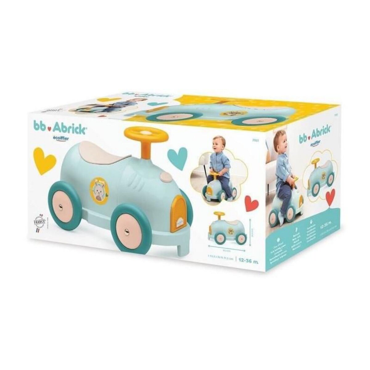 Ecoiffier Porteur Ecoiffier Bolide pastel