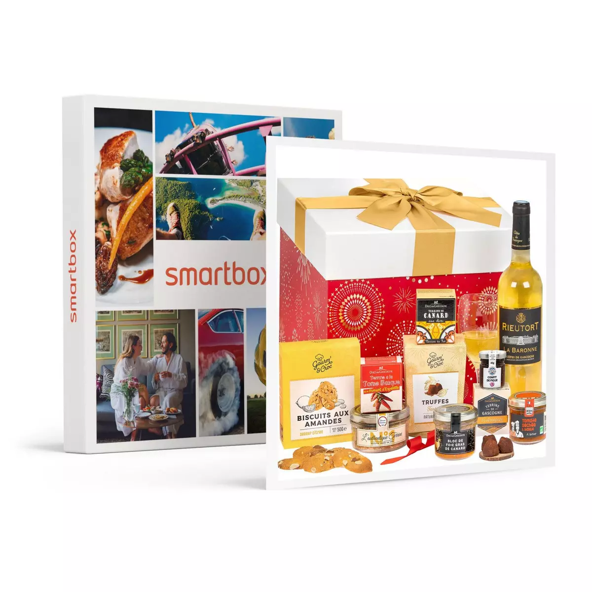 Smartbox Coffret Le Raffiné : délices salés et sucrés livrés à domicile - Coffret Cadeau Gastronomie
