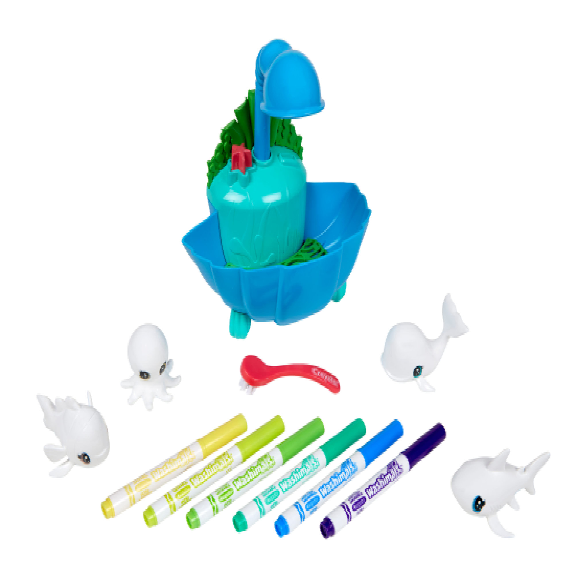 Voir la diapositive 2 : GOLIATH Washimals Coffret Océan - Crayola