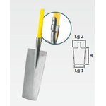 Leborgne Louchet de pépiniériste - 36 cm - manche béquille Novagrip