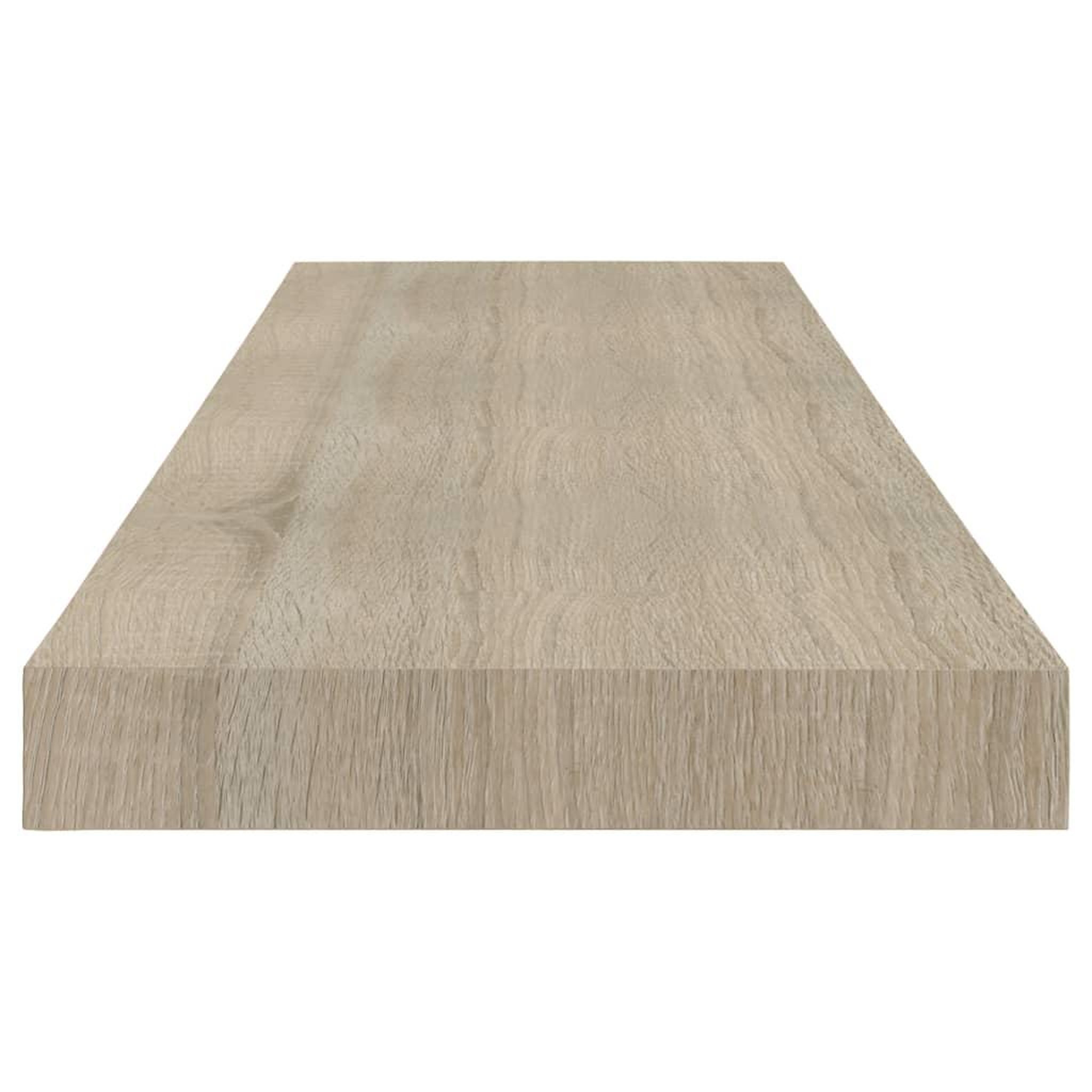 Voir la diapositive 5 : VIDAXL Etagere flottante murale chene 80x23,5x3,8 cm MDF