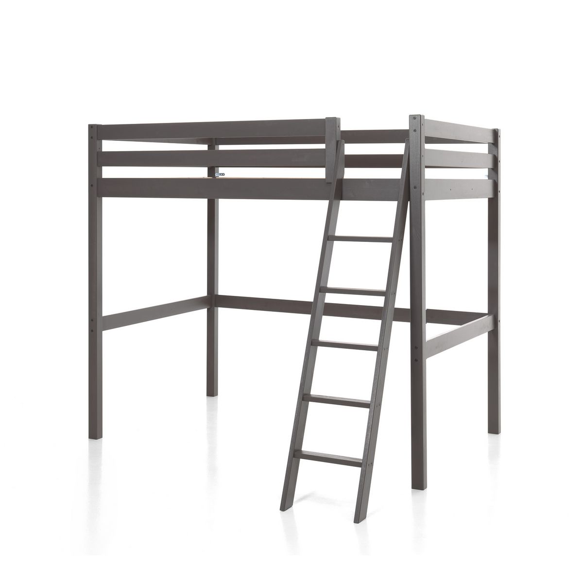 Lit mezzanine en pin massif  140x200 cm CED