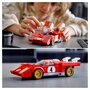 LEGO Speed Champions 76906 1970 Ferrari 512 M, Modèle Réduit de Voiture de Course, Jouet de Construction pour Enfants à Collectionner