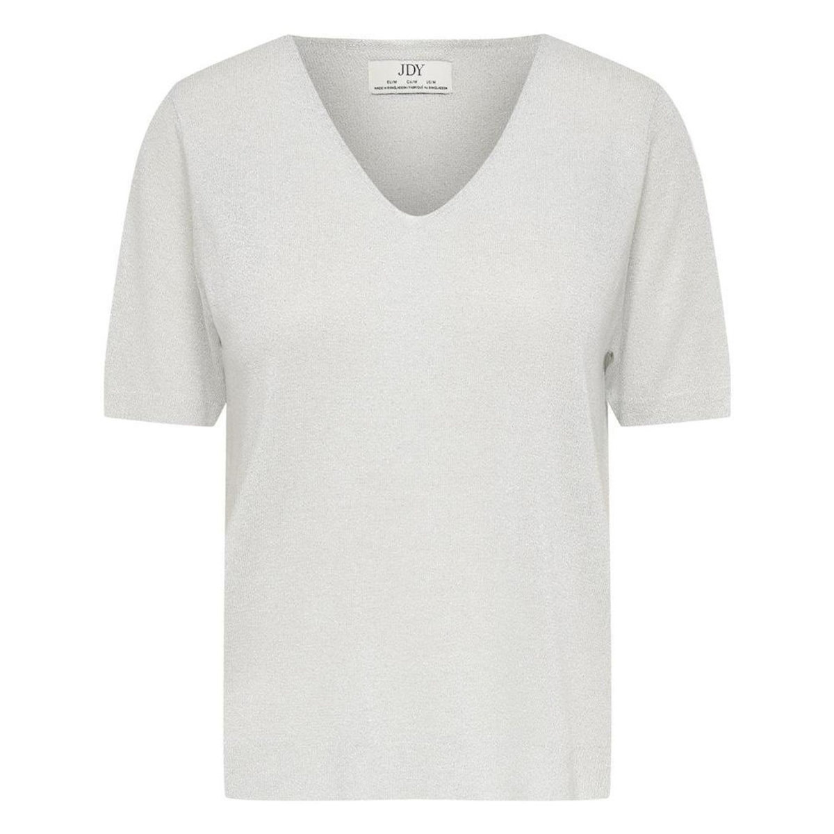 JACQUELINE DE YONG T-Shirt Gris Perle Femme JDY Laya