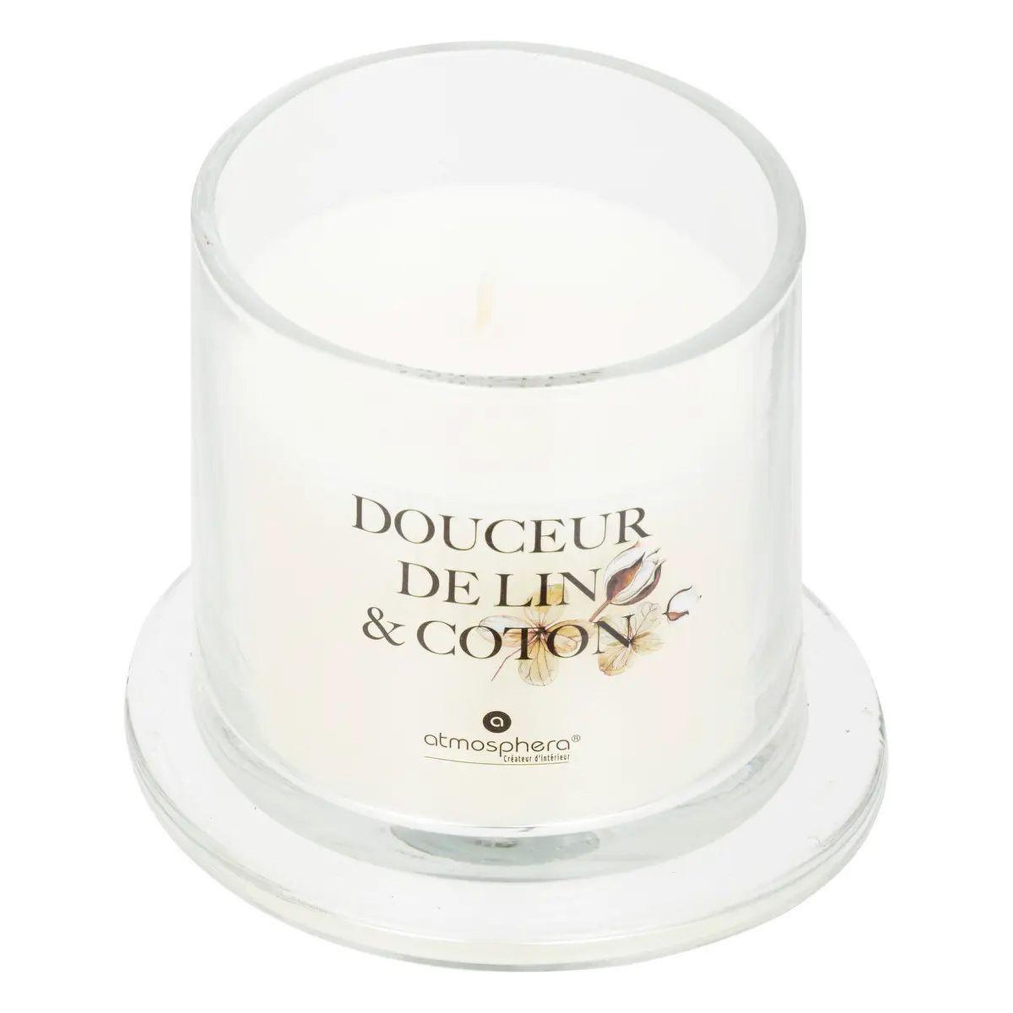 Voir la diapositive 2 : ATMOSPHERA Bougie parfumée  oudy  240g douceur de lin