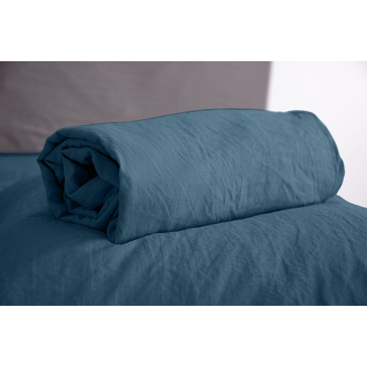 COTE DECO Drap housse - 100% microfibre lavée
